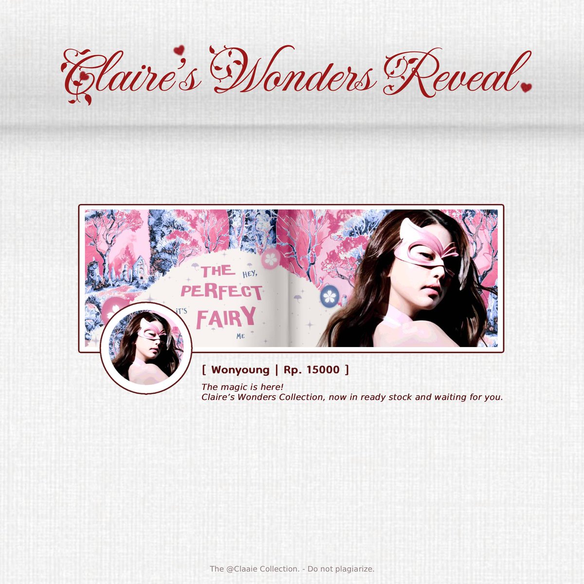 Claaie's tweet photo. ︎ ︎
tolong  bantu  hype!  #bealanja

aku  punya  layout  ready  stock  ive  liz  &amp;&amp;  wonyoung.  15000  /  each,  ava  jpg  &amp;  png,  available  untuk  retext  atau  add  nick.  boleh  chat  ke  dm  atau  tele  kalau  mau  take  yaa.  terima kasih! 
︎ ︎ ︎ https://t.co/8Dx5UYrFoe