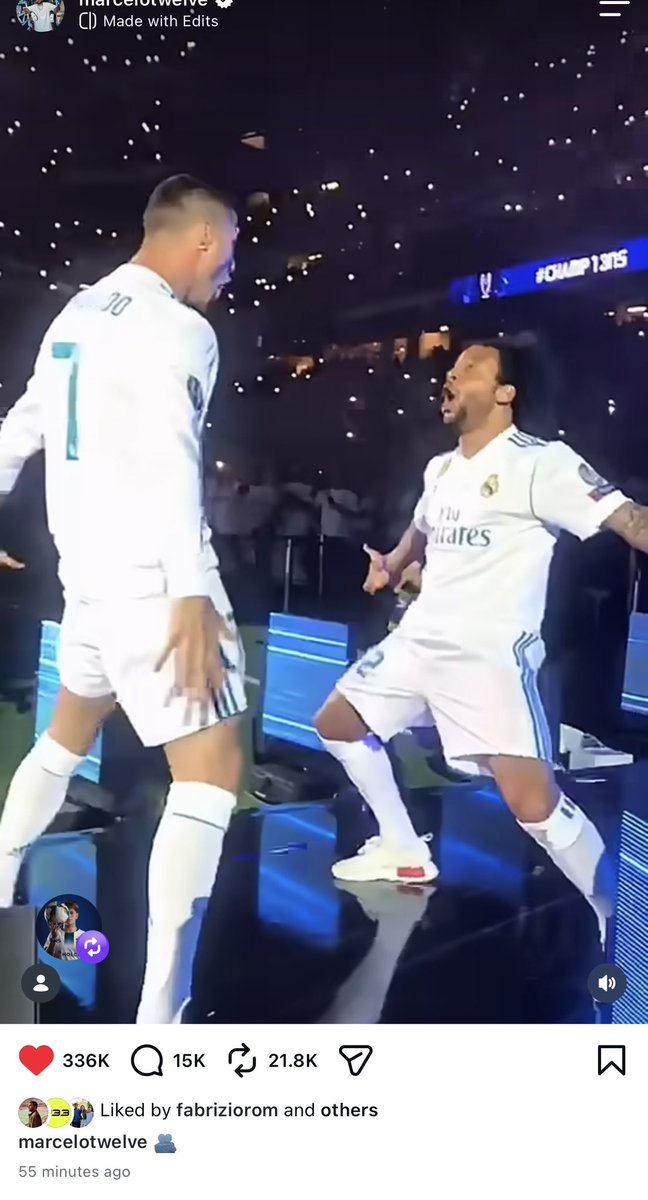 KamkayJnr's tweet photo. Marcelo on IG: 🫂 
Best duo🐐❤️ https://t.co/pzK67rJi3g