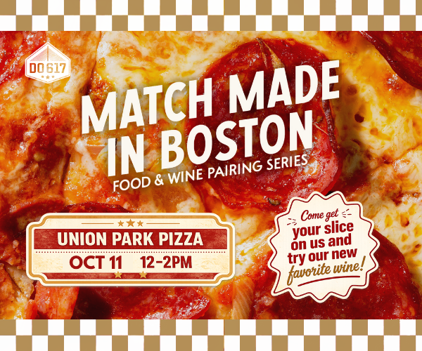 Do617's tweet photo. RSVP for a FREE slice at Union Park Pizza on 10/11 from 12-2PM! It’s your last chance to swing by Open Newbury, so spend it with great pizza and one of our fav new wines. 21+ with valid ID. 🍕🍷

https://t.co/FWXGq4rJPk https://t.co/GhlOXetvwo