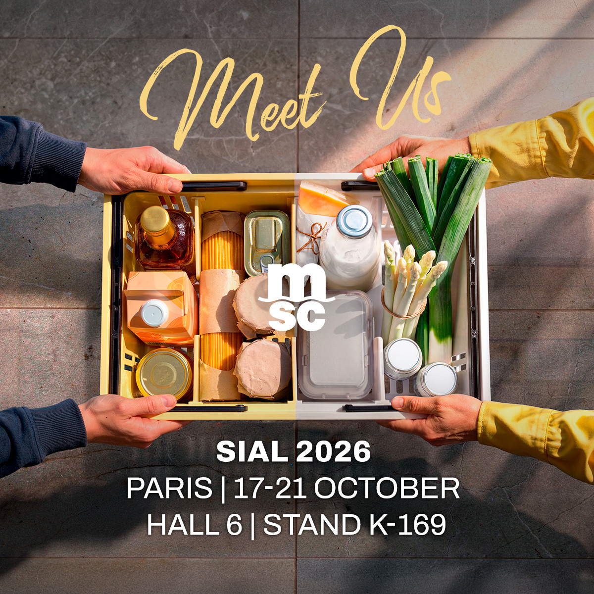 MSCCargo's tweet photo. The global food industry is coming to Paris 🇫🇷🍴

From 17-21 October, we're joining SIAL Paris, one of the world's leading trade shows for the food industry.

Our Food & Beverage experts look forward to meeting producers, importers, exporters and supply chain professionals to talk about their transport needs. This includes everything from protecting product quality and maintaining the cold chain to reaching new markets.

📍 Meet us at Hall 6, Stand K169 at Paris Nord Villepinte Exhibition Centre.

Learn more → https://t.co/o2fsQFnoi7

#msccargo #food