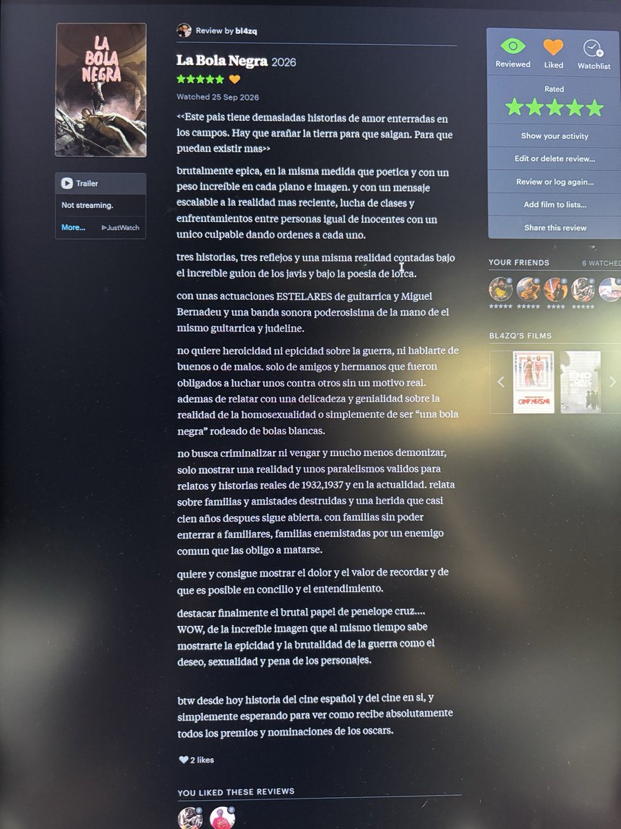 daniblazquez_'s tweet photo. la bola negra review https://t.co/MzT98Wa4Fd