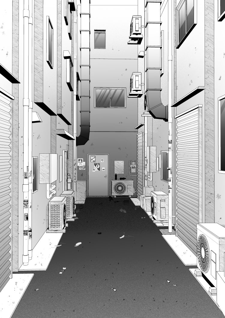 ukiwaltz's tweet photo. 最近1枚につきワンドロでなじませた元3D背景線画たち https://t.co/DltpqLEgaH