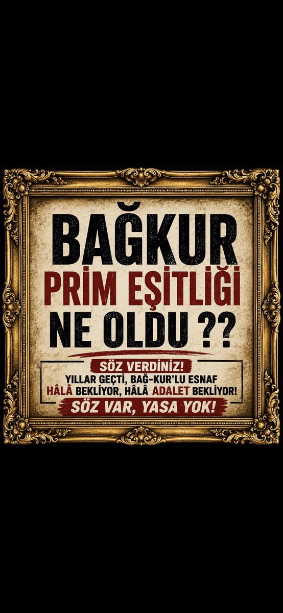 fatih30091974's tweet photo. @muratkk80300808 @MehmetYiginer @MehmetYiginer  hayırlı olsun 
7200 çözün
6 Mayıs 2023’te verilen Bağ-Kur prim eşitliği sözünüzün üzerinden 1245  gün geçti

7200 günü yasalaştırın

SÖZ VAR, YASA YOK!

@RTErdogan @isikhanvedat @iletisim @akbasogluemin @avabdullahguler @Hayati_Yazici

#Bağkur #Prim #İhya #Çiftçi https://t.co/9HV26uVRmL