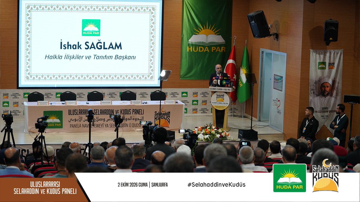 HurDavaPartisi's tweet photo. 📍Uluslararası Selahaddin ve Kudüs Paneli

Genel Başkan Vekilimiz Sayın İshak Sağlam, açış konuşmalarını gerçekleştirdi.

#SelahaddinveKudüs https://t.co/93y1RakRDQ