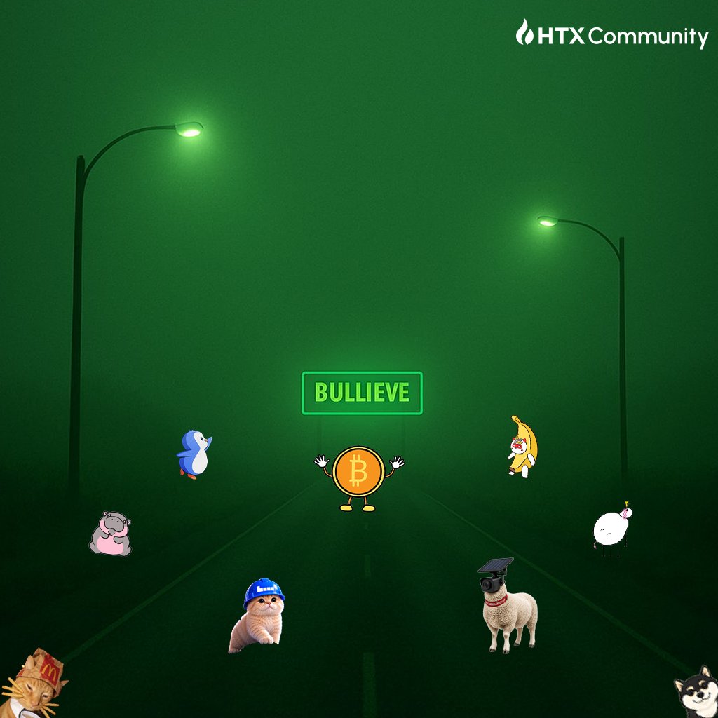 HTXCommunity's tweet photo. GM #HTX Community! ☀️ 

Which coin do you bullieve will go high today? 🚀📈🌙 https://t.co/EYySzGpue4