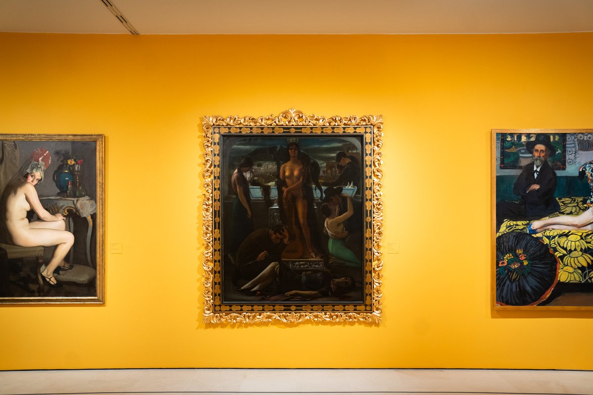 thyssenmalaga's tweet photo. La muestra reúne una amplia selección de casi 80 obras, entre pinturas, grabados, dibujos, fotografías y esculturas, firmadas por más de 50 artistas. Goya, Zuloaga, Picasso, Equipo Crónica o Barceló, son algunos de los nombres que componen este recorrido.  A través de sus obras, la exposición indaga en las raíces y el desarrollo del mito de lo andaluz y lo español durante los siglos XIX y XX: cómo se forjaron sus imágenes, qué tópicos lo alimentaron y de qué manera ha sido revisado por artistas de distintas épocas y procedencias.

📍 Sala de Exposiciones Temporales (tercera planta del edificio de la Colección).
🗓️ Podrás visitarla a partir de mañana, 3 de octubre.

Patrocinado por @FundUnicaja 

#MuseoCarmenThyssen #ExposiciónOlé #Andalucía #ArteEspañol #MálagaCultura