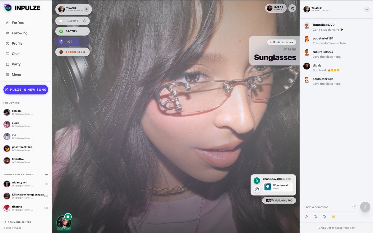 djdabblin's tweet photo. Sunglasses on I don't need no religion #theGlow
Listening to Tinashe - Sunglasses on INPULZE! Pulze in with me: https://t.co/3VdQiyj7yU https://t.co/OT8JPZCvG5