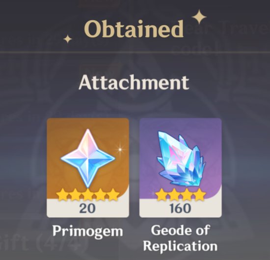 GenshinUniverse's tweet photo. NEW CODE: 20 PRIMOGEMS!!!

6LS3F3LS5K87

#GenshinImpact https://t.co/Sgc84LqXyL
