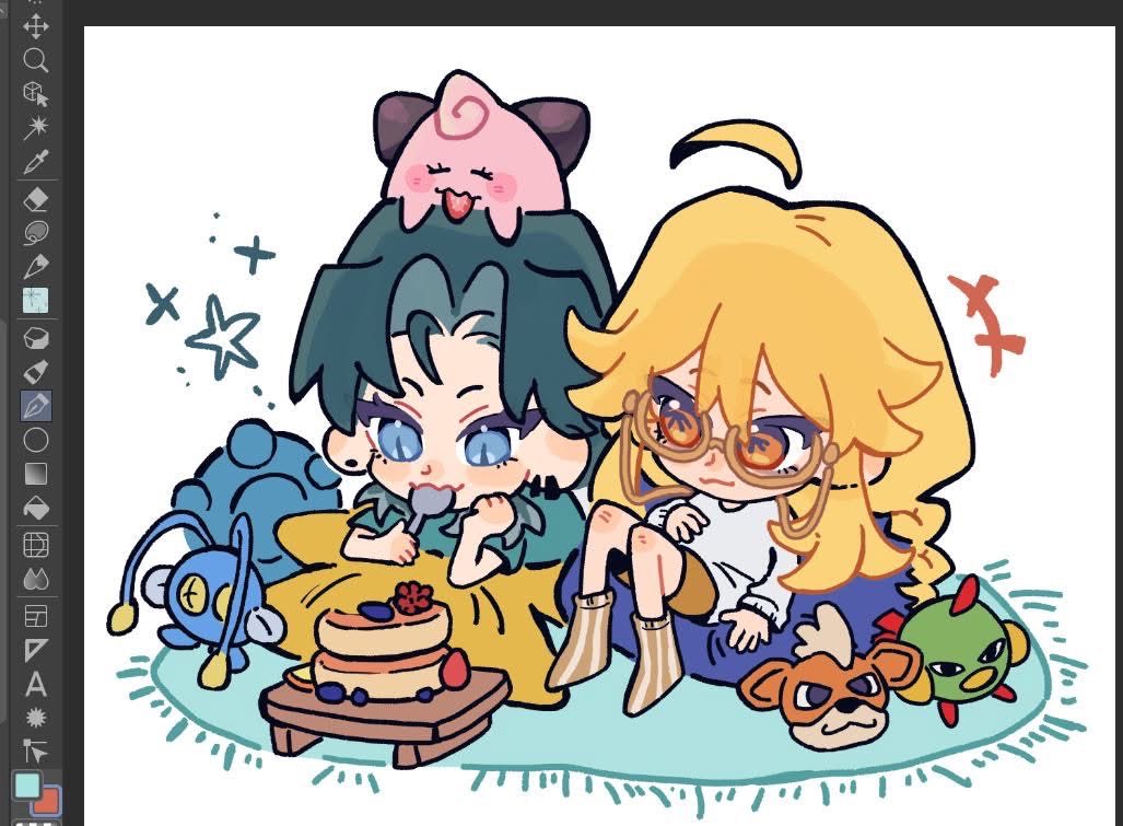 fnowjOC's tweet photo. wip ลองปรับตากับเพิ่มความยาวขาจิบิดูฮะ ถ้ามันเวิ้กไว้ลองมาเปิดคอมมิชสเกลนี่ดูกั๊บ ตุว 400+- พร้อมพร้อบ 🤔??? https://t.co/Q5PvyglPZT