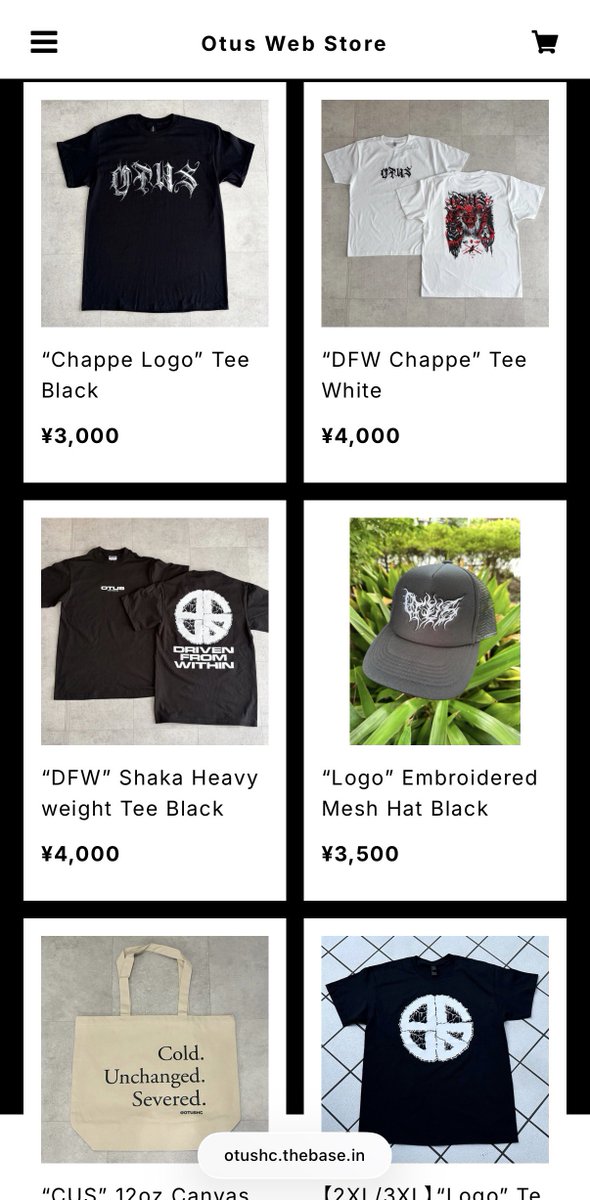 OtusHC's tweet photo. 【Otus Web Store】
ウェブストアに @chappe7771 デザインのTシャツを追加！
¥9,000以上のご注文で送料無料🆓

https://t.co/B136XCHFgx https://t.co/j4U0EWEoBT