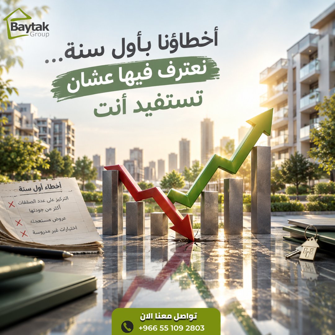 BaytakGroup's tweet photo. أخطاؤنا بأول سنة… نعترف فيها عشان تستفيد أنت. 🏡

تعلمنا إن جودة الفرصة أهم من سرعة الصفقة، واليوم نراجع كل عقار قبل ترشيحه لك.

📞 +966 55 109 2803
🌐 https://t.co/Es3WvYeCny

#بيتك_جروب #استثمار_عقاري #خبرة_عقارية #المدينة_المنورة https://t.co/kK9D8IUd0G