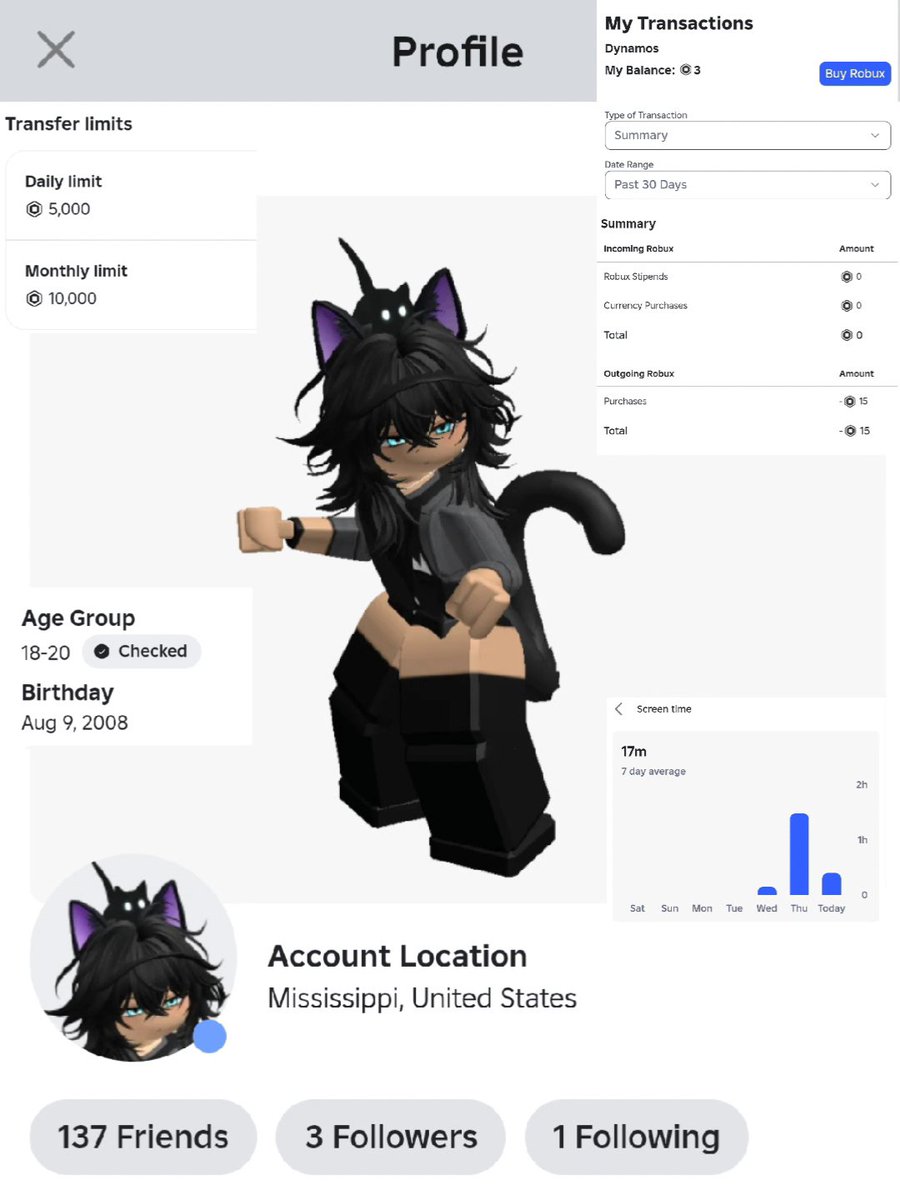 rovtta's tweet photo. wts acc roblox famele ִ ࣪✮🕷

𒁍 limit 5kr/d 10kr/m
𒁍 age 18-20 (can reset)
𒁍 hold dari tanggal 1 okt
𒁍 datver emailku, bisa ce
𒁍 region US 
𒁍 inven jibunnn
𒁍 price :: 32.000

#zonauang wts wtb acc roblox🕷 https://t.co/JsMbrEHiZc