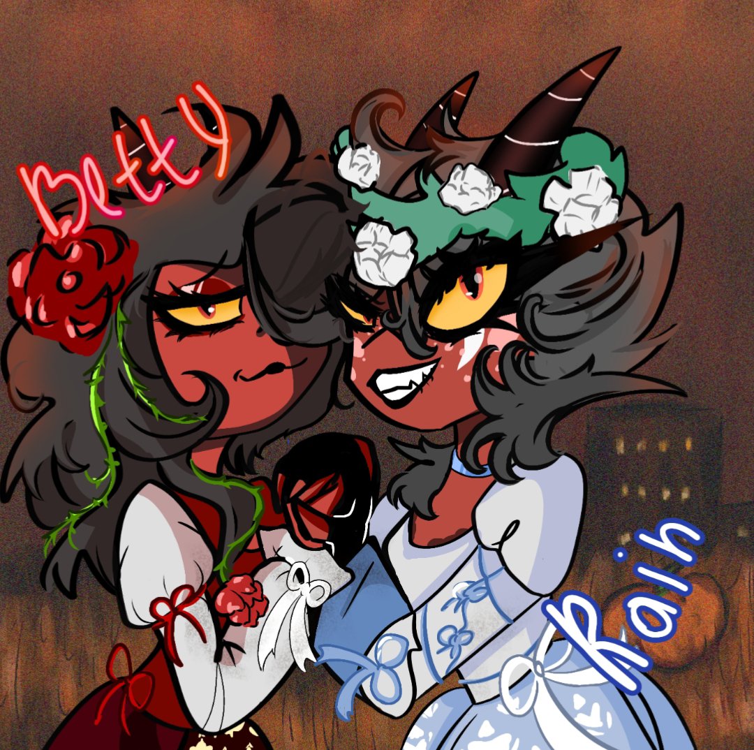 Reinf8vi's tweet photo. 🌹SISTERS-ROSES🌹
#HelluvaBoss‌ #HelluvaBoss‌OC
#Halloween https://t.co/2ErnF1Gka7