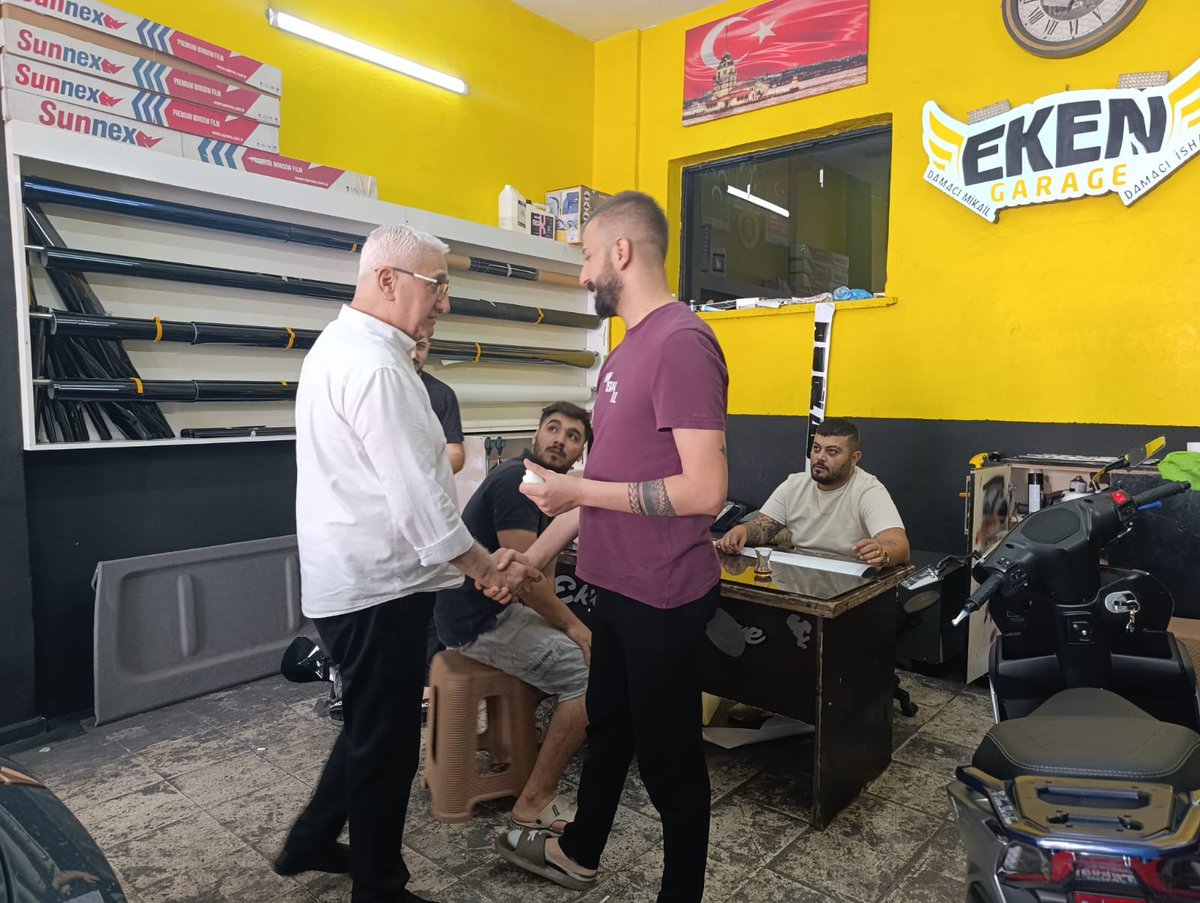 MHPSeyhanKACEP's tweet photo. İlçe Başkanımız Sayın Turgut Bağdağı, esnaf ziyaretleri kapsamında Damacı Mikail Eken ve İshak Eken beyleri işyerlerinde ziyaret ederek hal ve hatırlarını sordu.
Samimi sohbet eşliğinde esnafımızın talep ve beklentilerini dinleyen İlçe Başkanımız, kendilerine hayırlı işler diledi https://t.co/KNJwUJJ9vu