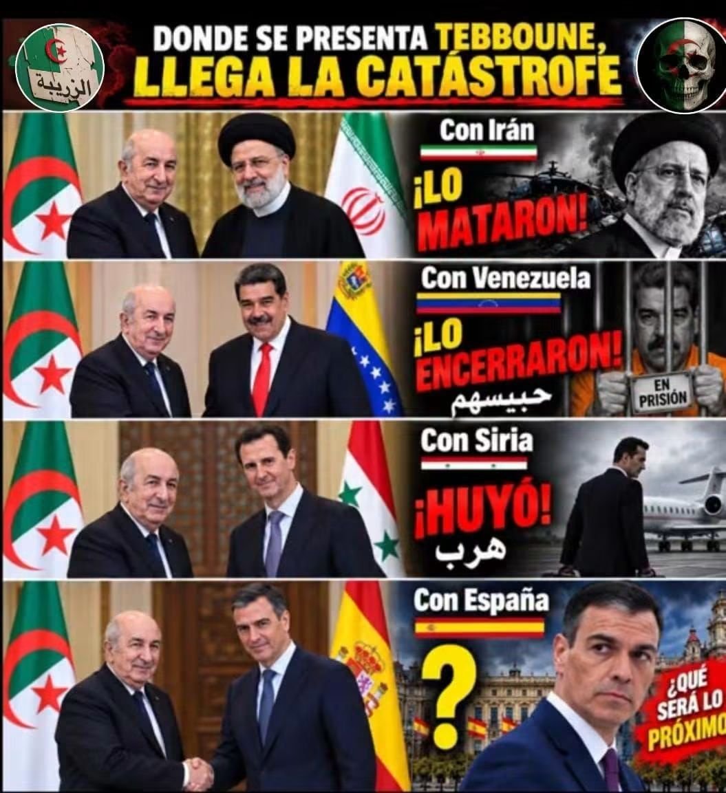 AppelMus82's tweet photo. @herqles_es La Maldición del régimen militar avanza , pero la España profunda no es tonta ,🇪🇸 porque sabe su destino será tal como lo ves en la foto 😂😂😂😂😂😂😂 https://t.co/sNrvoNkH3N