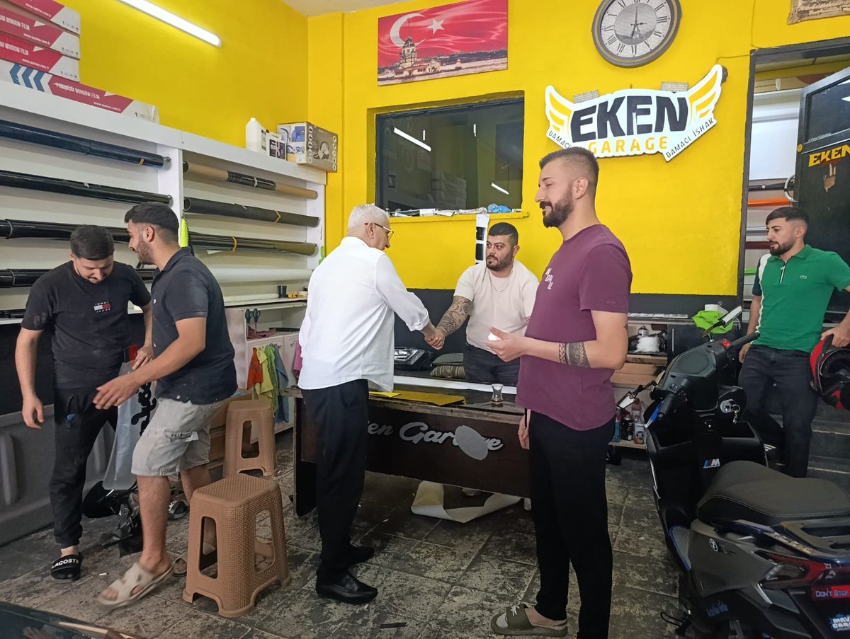 MHPSeyhanKACEP's tweet photo. İlçe Başkanımız Sayın Turgut Bağdağı, esnaf ziyaretleri kapsamında Damacı Mikail Eken ve İshak Eken beyleri işyerlerinde ziyaret ederek hal ve hatırlarını sordu.
Samimi sohbet eşliğinde esnafımızın talep ve beklentilerini dinleyen İlçe Başkanımız, kendilerine hayırlı işler diledi https://t.co/KNJwUJJ9vu