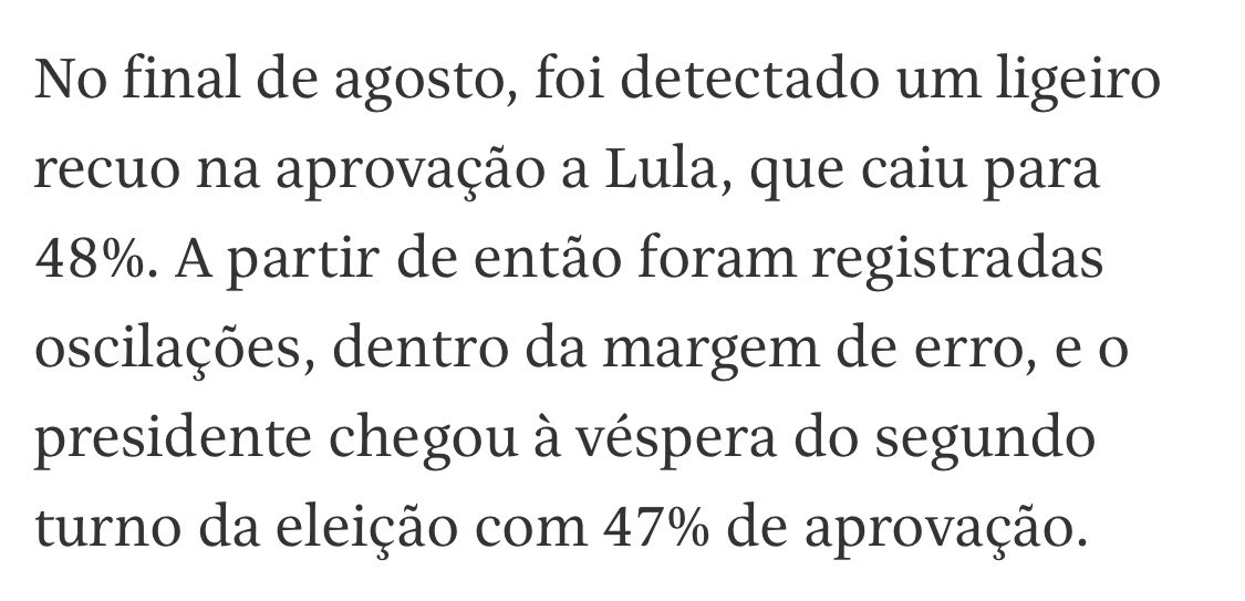 cabuskinho's tweet photo. @brl_nft @Herikflrs @GabrielRBCO Estava com 87% de aprovação em 2010, quando ele não foi candidato. Em 2006 tinha 47% https://t.co/2LCT31CbAu