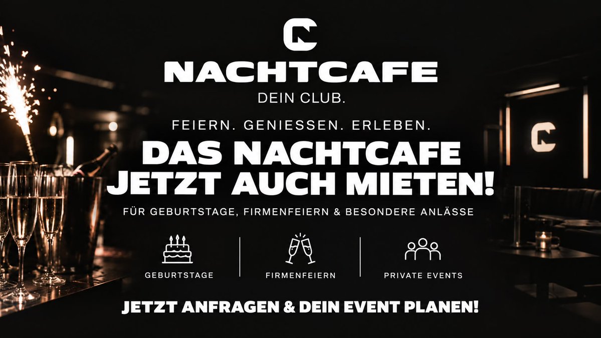 fs_guide's tweet photo. Schon gewusst? Ihr könnt das #Nachtcafé #Freising jetzt auch für eure eigene Veranstaltung mieten!
Ob #Geburtstag, Feier oder besonderes #Event – macht eure #Veranstaltung zu etwas Besonderem!
👉 ALLE Infos
🌐 https://t.co/HXQZGoNpYM
(werbung #erding #landshut #moosburg) https://t.co/3rMsIAw12N