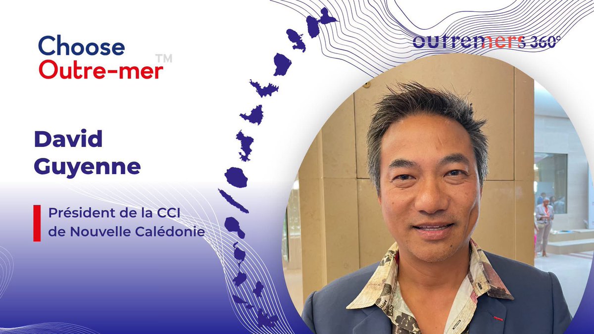 outremers360's tweet photo. 🎥 #Choose #OutreMer: David Guyenne, Président de la CCI Nouvelle-Calédonie sur le plateau d'@Outremers360

➡️ https://t.co/vHhRigykkD

🗣Interview de David Guyenne, Président de la CCI #NouvelleCalédonie, à l'occasion de la première édition de #ChooseOutreMer. https://t.co/fMIOxE1Usa
