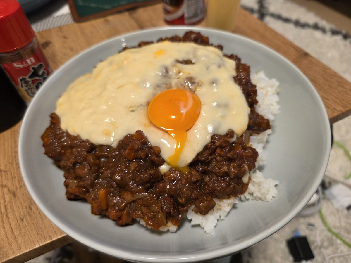 owlpex's tweet photo. 久しぶりにキーマカレーもどき作った https://t.co/k1NzbhmyNv