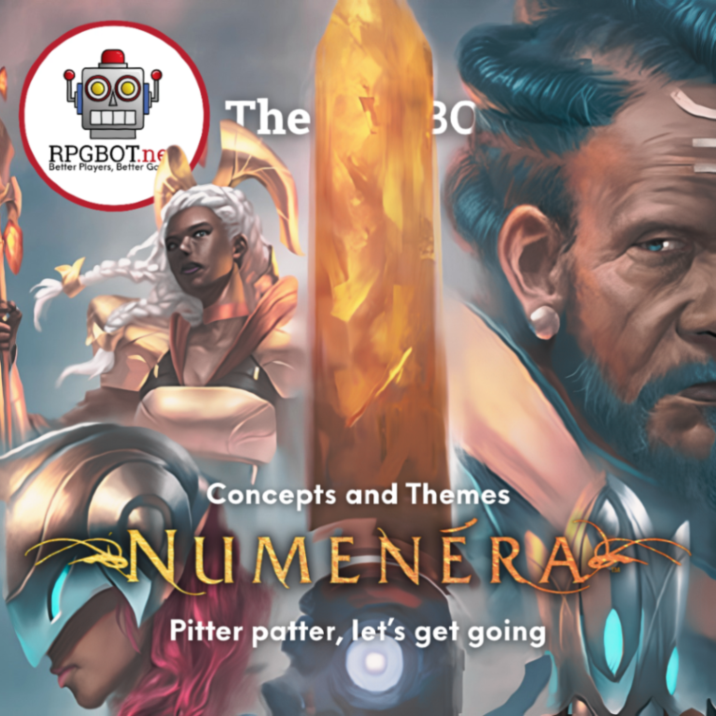 RPGBOTDOTNET's tweet photo. NUMENERA HOW TO PLAY - CONCEPTS AND THEMES: Pitter Patter, Let's Get Going - RPGBOT.Podcast S6E120
https://t.co/CanmbEWUNN
#HowToPLay #Numenera #Podcast https://t.co/b0l2RuDutW