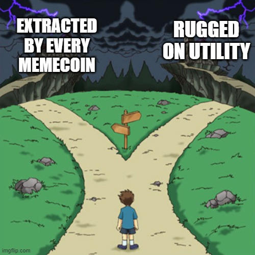 Rancune_eth's tweet photo. State of the Trenches

It's time for me to write up the sequel, the State of the Trenches, explaining my thoughts about where we are and where we're going in my eyes.

This might be my most important post of this year. A few times a year I make a long post detailing my thoughts. View this as the sequel.

𝗠𝘆 𝗯𝗮𝘀𝗲 𝗮𝘀𝘀𝘂𝗺𝗽𝘁𝗶𝗼𝗻𝘀:

𝗦𝗼𝘃𝗲𝗿𝗲𝗶𝗴𝗻 𝗱𝗲𝗯𝘁 𝗰𝗿𝗶𝘀𝗶𝘀
We are in a worldwide debt crisis, triggered or enhanced by COVID, oil, and tariffs—but those only unearthed what lay beneath the surface. The USA, Europe, and Japan all face unsustainable government debt growth. This isn't too bad in a low-rate cycle, but it becomes very painful in a high-rate environment.

There are three ways out of it: government austerity (not likely), flat-out QE (unlikely, as it will backfire if you let go of your inflation target like that), or financial repression/ycc (most likely). Yield curve control is inflationary. You will still have to refinance debt at higher rates, so all roads lead to debasement.

Some people believe lower oil prices and tariffs will buy us time, but I'm inclined to believe you can't put the cat back in the bag.

𝗖𝗼𝗺𝗺𝗼𝗱𝗶𝘁𝗶𝘇𝗮𝘁𝗶𝗼𝗻 𝗼𝗳 𝘁𝗵𝗲 𝘁𝗿𝗲𝗻𝗰𝗵𝗲𝘀
Back in the day, if you launched a token, you had to write or copy a contract and launch it through DxSale or simply deploy it with liquidity on mainnet.

The breakthrough of https://t.co/eeVVp42zX6 was the commoditization of meme tokens: everyone can deploy one. The breakthrough of Claude resulted in the commoditization of utility: everyone can build a website and an empty-shell DeFi protocol. The breakthrough of trading terminals resulted in the commoditization of edge and information: everyone is a sophisticated trader with all the tools at their disposal.

When there is a lot of supply of everything, liquidity becomes fragmented and value accrual approaches zero. The rising tide doesn't lift all boats. Value capture is still present, but opportunities are few and far between, mainly limited to cabals, top-tier KOLs, and the guys who are simply lucky.

𝗡𝗼 𝘁𝗿𝗶𝗰𝗸𝗹𝗲-𝗱𝗼𝘄𝗻
BTC and ETH are going up, but alts are having a hard time following. BTC and ETH have significant demand through their ETFs, but there is no trickle-down into the trenches.

Previously, people bought on CEXs and then moved down the risk curve into riskier plays. That isn't happening now. There is barely any retail presence, and retail is certainly not on-chain. As value capture becomes centralized, as described in my previous point, the trenches get drier and drier.

𝗕𝗮𝗿𝗲𝗹𝘆 𝗮𝗻𝘆 𝗿𝗲𝘁𝗮𝗶𝗹 𝗶𝗻𝗳𝗹𝗼𝘄
People talk about Fomo as a “breakthrough app” that onboards retail. Let's try an experiment: ask a normie friend to install Fomo, put $50 into it, and then check back later to see whether they would do it again. We have seen the data on how many traders actually win.

As for breakthrough apps like https://t.co/eeVVp42zX6, Axiom, and Fomo, one must notice that the value accrued is not distributed to the trenches, outside of some pocket change. There are no airdrops or presales, but IPOs instead.

𝗧𝗼𝗸𝗲𝗻𝗶𝘇𝗮𝘁𝗶𝗼𝗻 𝗮𝘀 𝗮 𝗯𝗶𝗴 𝗰𝗮𝘁𝗮𝗹𝘆𝘀𝘁
I'm one of the most bullish guys on tokenization, but I'm realistic about the value it will accrue for the trenches. Sure, there will be some fun plays, but the big boys are going to eat our lunch.

Settlement will happen through blockchains, but customers will never know—or consciously decide—to “go on-chain.” Robinhood, Coinbase, Kraken, the NYSE, Nasdaq, funds such as BlackRock and ARK, DTCC, and Securitize will eat well, but they won't allow a significant portion of the value to accrue to trenchers.

𝗪𝗵𝗮𝘁 𝗱𝗼𝗲𝘀 𝘁𝗵𝗶𝘀 𝗺𝗲𝗮𝗻?
Based on the views above, I think BTC and ETH will continue to go up as the sovereign debt crisis develops. The combination of a risk asset with a hard-capped supply and accessibility is finally paying off. Gold and silver will probably have their time in the sun again, too, once the oil situation is resolved.

There will be ruthless rotation in the trenches, with perp traders bleeding dry on funding and rotation. But some things might still be worth aping, under specific conditions—unless you have 1) a large group of copy traders or 2) you are the best at wallet watching and sitting in front of three monitors 24/7 with every trading tool at your disposal:

•  𝘉𝘪𝘨 𝘢𝘭𝘵𝘴 𝘵𝘩𝘢𝘵 𝘩𝘢𝘷𝘦 𝘯𝘦𝘷𝘦𝘳 𝘦𝘹𝘱𝘦𝘳𝘪𝘦𝘯𝘤𝘦𝘥 𝘢 𝘣𝘶𝘭𝘭 𝘮𝘢𝘳𝘬𝘦𝘵, 𝘢𝘳𝘦 𝘢𝘵 𝘳𝘰𝘤𝘬 𝘣𝘰𝘵𝘵𝘰𝘮, 𝘢𝘯𝘥 𝘩𝘢𝘷𝘦 𝘯𝘰 𝘶𝘯𝘭𝘰𝘤𝘬𝘴 𝘢𝘯𝘺𝘵𝘪𝘮𝘦 𝘴𝘰𝘰𝘯 ($MEGA).
• 𝘊𝘰𝘮𝘱𝘢𝘯𝘪𝘦𝘴 𝘵𝘩𝘢𝘵 𝘣𝘳𝘪𝘯𝘨 𝘤𝘳𝘺𝘱𝘵𝘰 𝘵𝘰 𝘵𝘩𝘦 𝘮𝘢𝘴𝘴𝘦𝘴 𝘰𝘶𝘵𝘴𝘪𝘥𝘦 𝘰𝘧 𝘤𝘳𝘺𝘱𝘵𝘰: neobanks such as ethereum:0x57e114b691db790c35207b2e685d4a43181e6061 and $XPL; $HYPE and $LIT for access to perps through regular, KYC-compliant TradFi apps; perhaps a ZK protocol to replace KYC or the EU wallet (sigh); stablecoin settlement; and so on.
•  𝘎𝘰𝘰𝘥 𝘳𝘦𝘢𝘭-𝘸𝘰𝘳𝘭𝘥 𝘤𝘰𝘮𝘱𝘢𝘯𝘪𝘦𝘴 𝘵𝘩𝘢𝘵 𝘴𝘩𝘢𝘳𝘦 𝘷𝘢𝘭𝘶𝘦 𝘢𝘤𝘤𝘳𝘶𝘢𝘭 𝘸𝘪𝘵𝘩 𝘤𝘳𝘺𝘱𝘵𝘰 𝘵𝘰𝘬𝘦𝘯 𝘩𝘰𝘭𝘥𝘦𝘳𝘴 ($KLED, or $VVV to a lesser extent, as they also have equity). I don't count $CHIP yet because it is a governance token—maybe later.
• 𝘊𝘳𝘺𝘱𝘵𝘰 𝘵𝘰𝘬𝘦𝘯𝘴 𝘸𝘪𝘵𝘩 𝘴𝘶𝘤𝘩 𝘢𝘯 𝘪𝘯𝘴𝘢𝘯𝘦 𝘮𝘰𝘢𝘵 𝘵𝘩𝘢𝘵, 𝘳𝘦𝘢𝘭𝘪𝘴𝘵𝘪𝘤𝘢𝘭𝘭𝘺, 𝘯𝘰 𝘰𝘯𝘦 𝘤𝘢𝘯 𝘷𝘢𝘮𝘱 𝘵𝘩𝘦𝘮. These only emerge once in a blue moon. (ubik:native  could be one, but that depends on execution. If anyone can do it, it's @rbxt.)
• 𝘉𝘪𝘨 𝘱𝘭𝘢𝘺𝘦𝘳𝘴 𝘵𝘩𝘢𝘵 𝘢𝘳𝘦 𝘭𝘰𝘰𝘴𝘦𝘭𝘺 𝘤𝘰𝘳𝘳𝘦𝘭𝘢𝘵𝘦𝘥 𝘸𝘪𝘵𝘩 𝘤𝘳𝘺𝘱𝘵𝘰'𝘴 𝘴𝘶𝘤𝘤𝘦𝘴𝘴, such as Coinbase, Circle, and Robin Hood or my fav, Securitize, which has such a low market cap that the r/r is better to me

But Rancune, this post is just shilling your bag. No, it's not. Of course I'm going to buy tokens that align with my views on the state of the market, and pick the best ones that fit the above niches. 

I bet there's plenty of tokens that I missed but that fit one or the above criteria. Please feel free to post below with the thesis; if they fit the niche and are a better pick I will research and perhaps rotate. I'm looking for the best of the best, to survive this cycle.

Note: I used AI to polish a bit but I explicitly asked it not to change my content, only flow & grammar