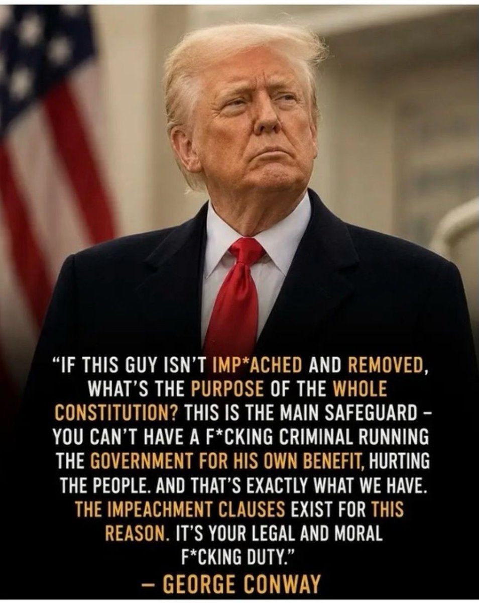 TheDemCoalition's tweet photo. "If this guy isn't impeached and removed, what's the purpose of the whole Constitution?" - George Conway

#FlipCongressBlue https://t.co/WhGxDSjXrS