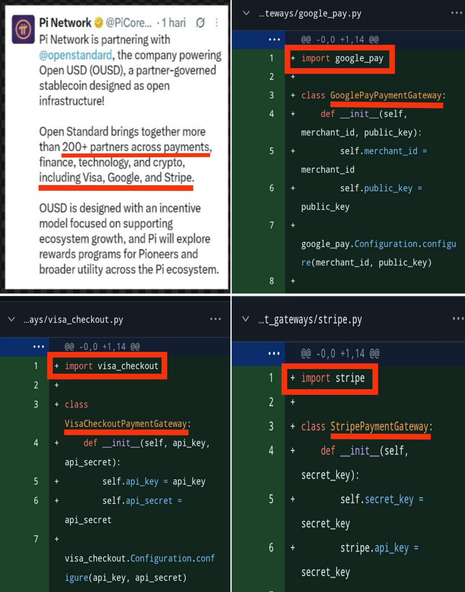 2000Rocker's tweet photo. Pi Network was built to be a Stablecoin.On the Pi Network,there is no such thing as "coincidence",as everything has been planned,coded,and will be implemented at the right time.The latest announcement regarding the partnership between Pi Network and Open Standard is the recent example of planning and coding work that was carried out two years ago (June,2024).

Google Pay:
https://t.co/SX68trqUKJ

Visa Pay (Check Out):
https://t.co/cKsE6ygFua

Stripe Pay:
https://t.co/eEVpOBcB0D

Businesses across industries have signed up to use Open USD (OUSD).

Introducing Open USD (Author : Open Standard):
https://t.co/iK7NFr6pRW

Pi Stablecoin on Mainnet:
https://t.co/f9rsENkhpT

As long as you have a Web2 mindset,you'll never believe in GCV..
@Kosasihg88G 
#PiNetwork #GCV