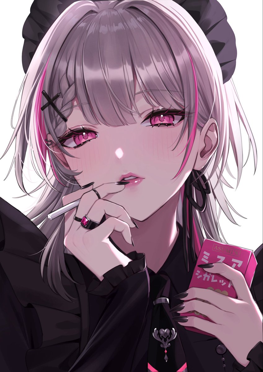 yuzu8ra's tweet photo. #空澄絵　
新衣装🗝️♠️
『タバコじゃないですよ、ご主人様。』 https://t.co/NcCAXMmND8