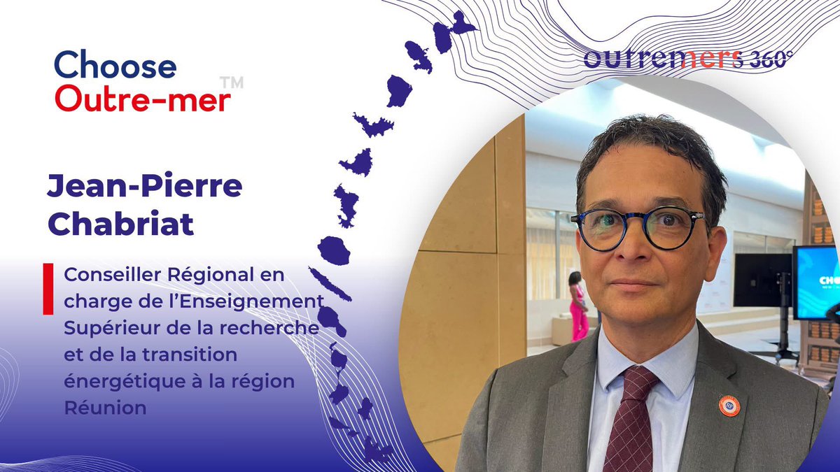 outremers360's tweet photo. 🎥 #Choose #OutreMer: Jean-Pierre Chabriat, de la @Region_Reunion sur le plateau d'@Outremers360

➡️ https://t.co/P9p24nMxfs

🗣 Jean-Pierre Chabriat, de la Région Réunion à l'occasion de la première édition de #ChooseOutreMer. https://t.co/jZlGfFhWTb