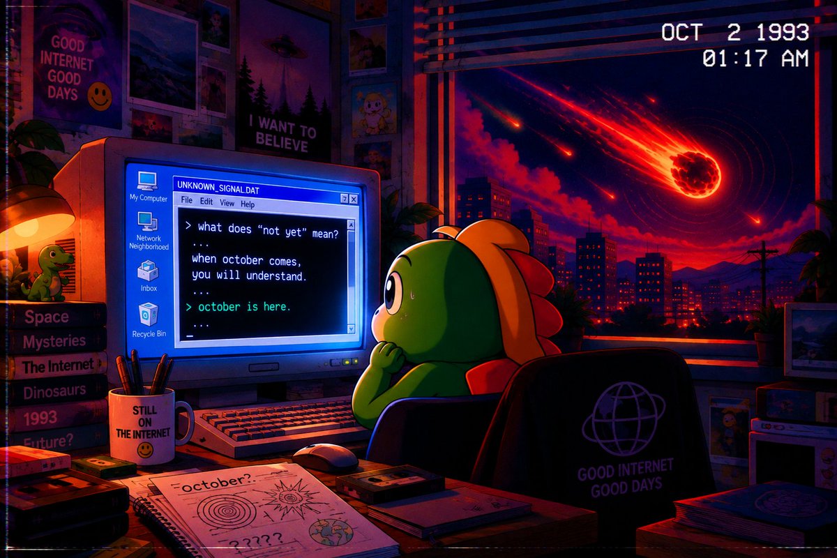 edbrokeinternet's tweet photo. it answered again.
i asked what “not yet” meant.
it said:
when october comes, you will understand.
...october is here. https://t.co/BH22Idiqpo