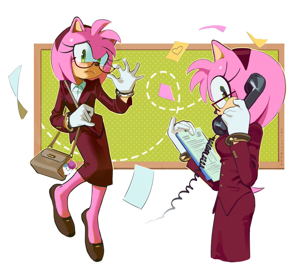 scaramumu_'s tweet photo. Amy office au!
#amyrose https://t.co/Wef7SylUU4