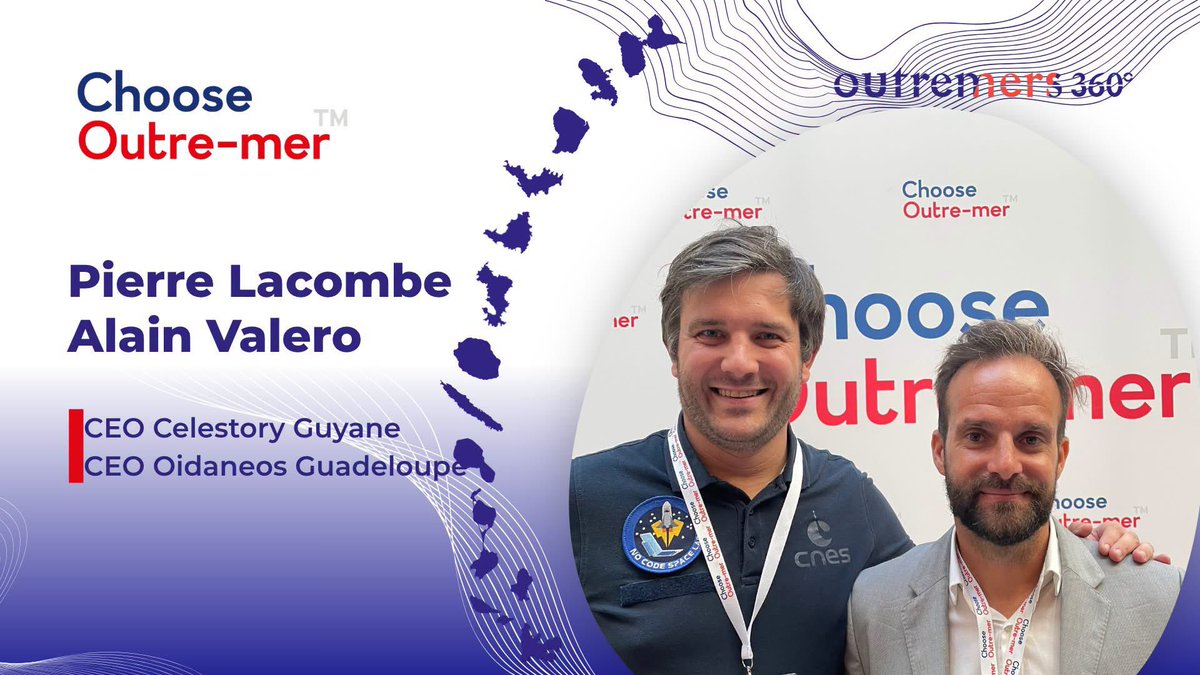outremers360's tweet photo. 🎥 #Choose #OutreMer: Pierre Lacombe et Alain Valéro de Celestory et Oidaneos sur le plateau d'@Outremers360

➡️ https://t.co/6kKKFHVRrJ

🗣 Pierre Lacombe et Alain Valéro de Celestory et Oidaneos à l'occasion de la première édition de #ChooseOutreMer. https://t.co/XJyhsDOT8J