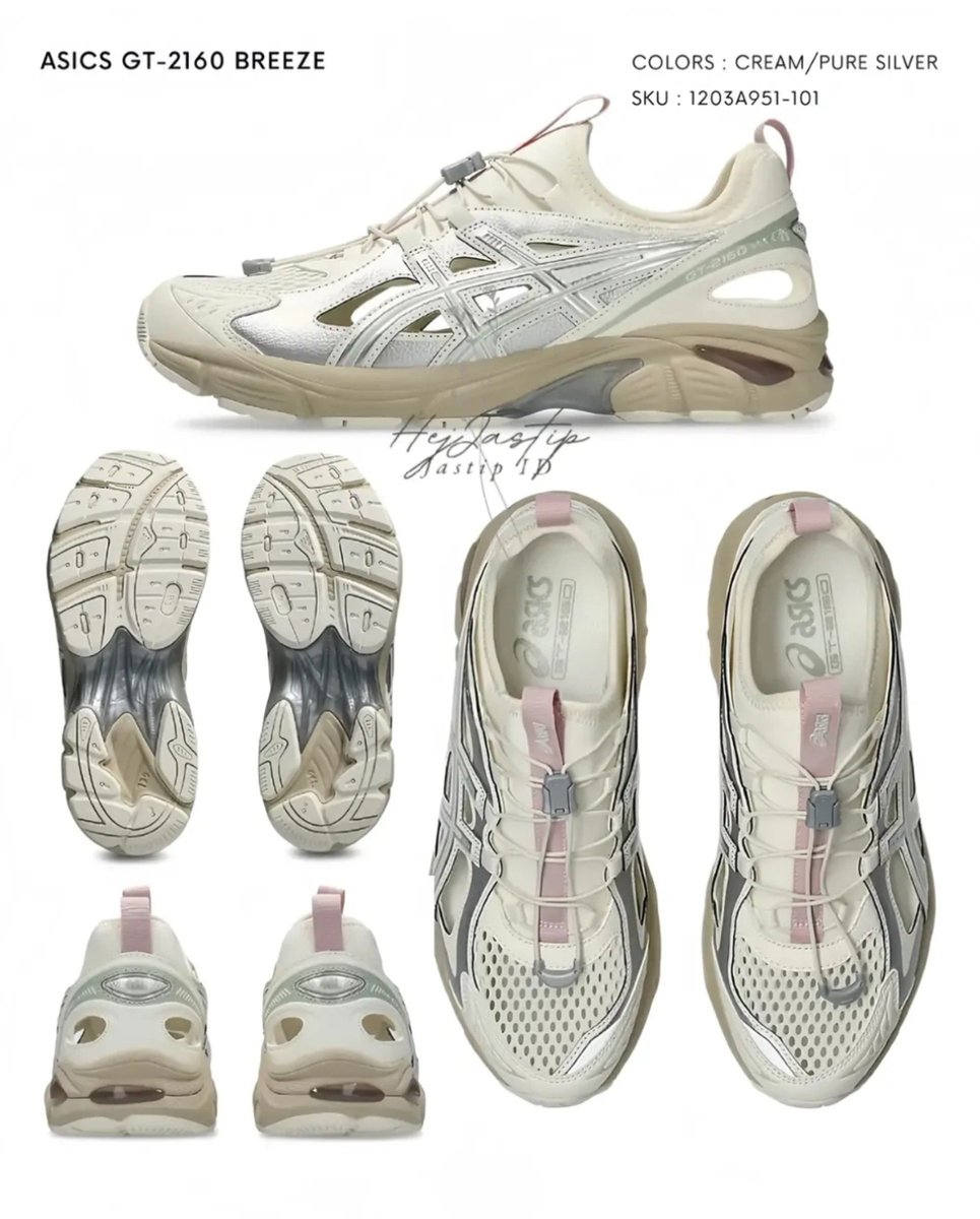 aleyaakc's tweet photo. ASICS GT-2160 BREEZE WARNA CREAM INI COLORWAYNYA CAKEP BANGET DAH 😭🤏🏻 https://t.co/znvevE62Lj