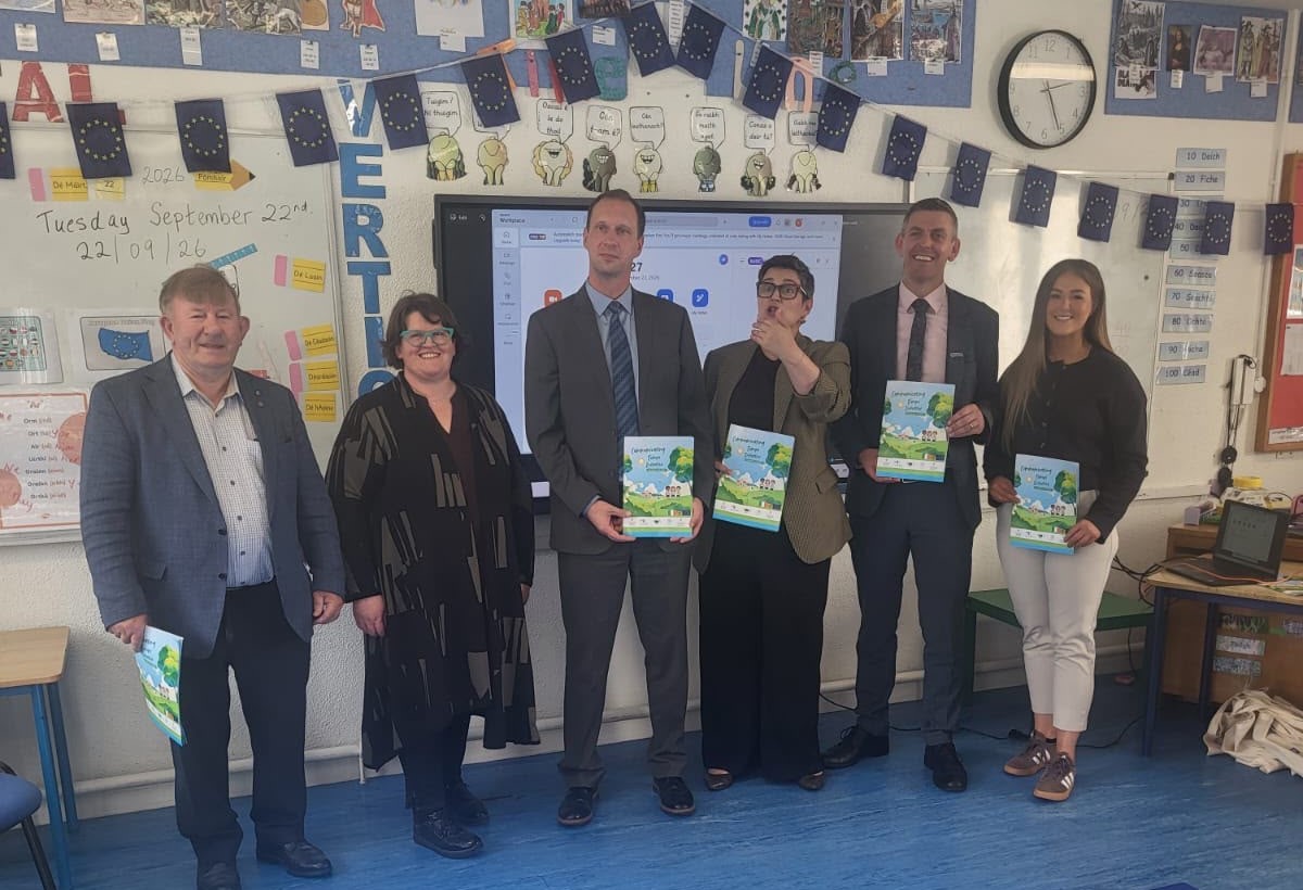 CodeWeekEU's tweet photo. At Curraghboy National School in Co. Roscommon, pupils are showing how creativity, digital learning and student voice can connect a rural Irish classroom with communities across Europe.

https://t.co/DH6sjQRLA6

#EUCodeWeek #CodeWeek2026 #DigitalSkills #Ireland #Roscommon https://t.co/QSG7jQ8ZbO