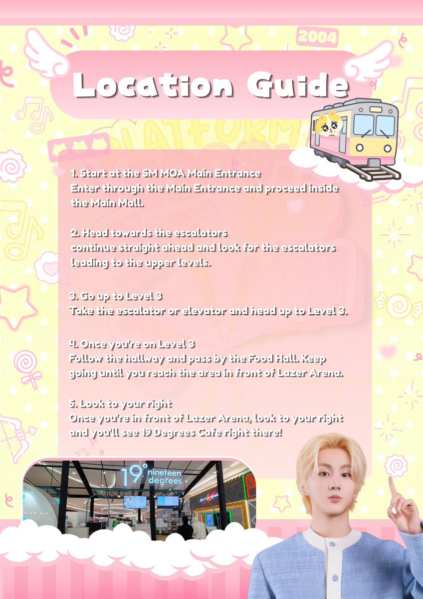 JUSTJUNGWONPH's tweet photo. 𝘕𝘖𝘛𝘐𝘊𝘌: 𝘛𝘰 𝘢𝘭𝘭 𝘗𝘭𝘢𝘵𝘧𝘰𝘳𝘮 0209 𝘗𝘢𝘴𝘴𝘦𝘯𝘨𝘦𝘳𝘴 📢 

Below is a route guide for you to follow when attending our CAFE EVENT! Along with a sneak peek on our kit inclusion. 🤭

🕛 The event will run from 12NN to 4PM.

🎟️ Walk-ins will be accepted for limited slots only!

#DunkinPH_ENDLESS #ENDLESSFunMeet 
#Platform0209 #JUNGWON #엔하이픈_정원 #WONchantingCreations