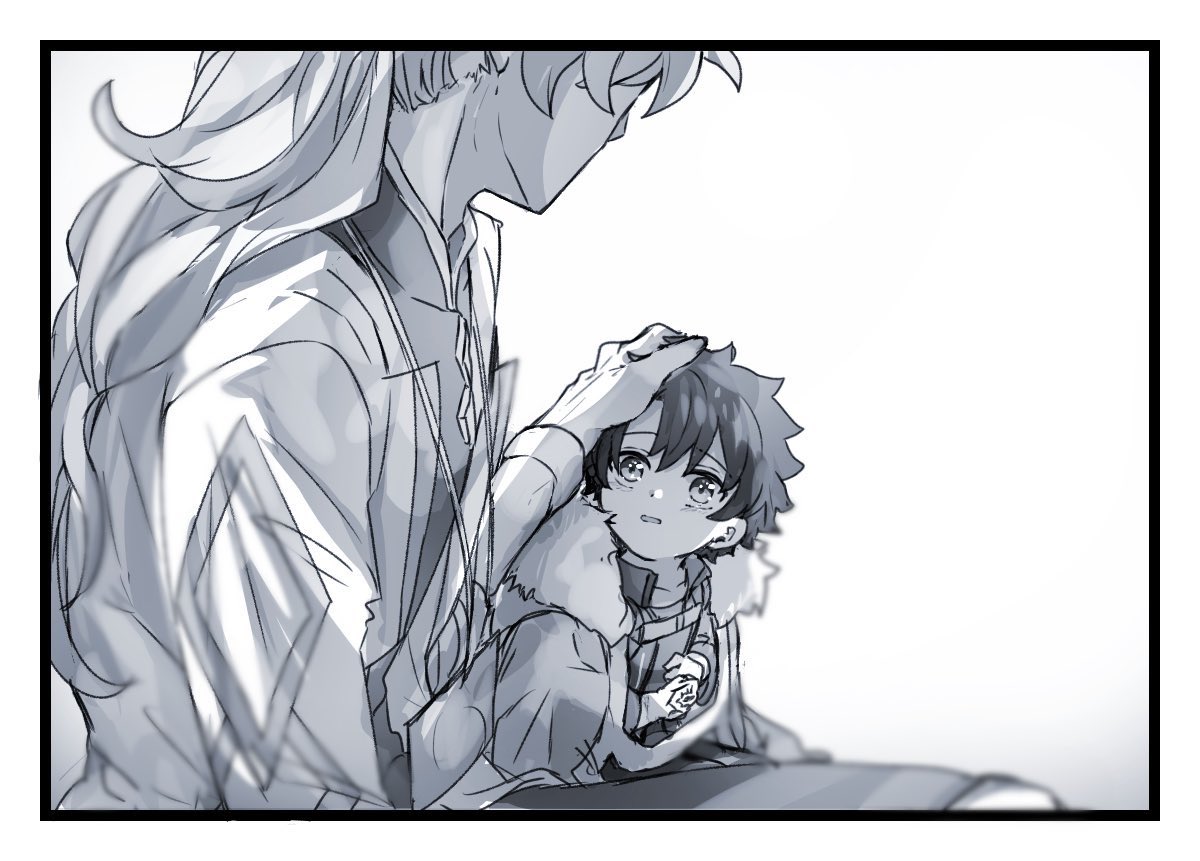 yukinaga46's tweet photo. 【再掲】幼児化注意
ドクターの絵、少ないんですよね。
3枚目が別カルデアの笑わないぐだ男くん世界線で、4枚目が2周目概念のちびぐだ世界線です。 https://t.co/gTGLFfs9Ci