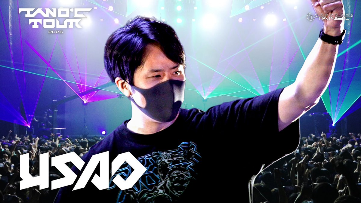 tanoc_official's tweet photo. 『TANO*C TOUR 2026 TOKYO』DJクリップ公開！

今回は USAO！

🔽動画はこちら
https://t.co/J5n72L89RC https://t.co/qv7cVGJpsL