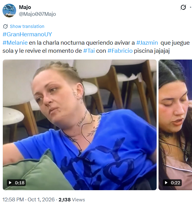 EmiFlor19's tweet photo. viniendo d ambas q dicen q los tipos son los buenos y las mujeres malas no sorprende
MEL es la q les fue a la HERMANDAD con el chisme d q LAS OTRAS ANDABAN ESCUCHANDO ATRAS d la puerta
x eso ahora presume Q SOLO HABLAN CON CONFIANZA frente a ella
ven a toda MUJER como COMPETENCIA https://t.co/cy95aCulX9