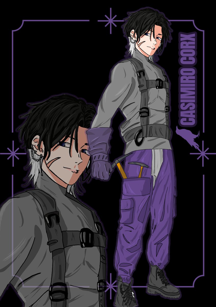 archekud's tweet photo. #ADOMA #ADOMAspoilers
Hoy nos quedamos sin trabajo de pilar, así que aprovecho para presentar al npc que hemos creado con los espiralitos.

Su nombre es Casimiro Corx, es ultrafans de los cuervos (Lluvia y Narcoyaya en especial) y está muy enamarao de Alexei <3 https://t.co/4l0nVjvTtN