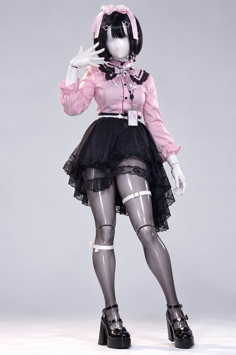 BoobooTanata's tweet photo. Hello everyone 🤍 This is my first post as mannequin ^^

I’m TIA, MNQ-TIA-0511-X4. I’m very happy with my smooth glossy plastic body and want to join my mannequin sisters.

Goddess @AriBotMaster, may I join your collection and become one of your mannequins? 🤍

Praise Goddess ^^ https://t.co/6LS8kQtBSh