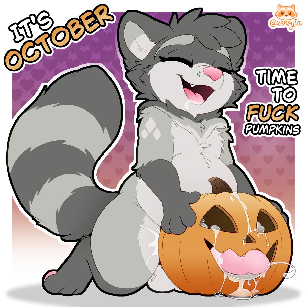 xenoyia's tweet photo. It's spooky season I'm so excited I'm gonna shove a pumpkin in my ass!!! https://t.co/WwDqzrTIQI