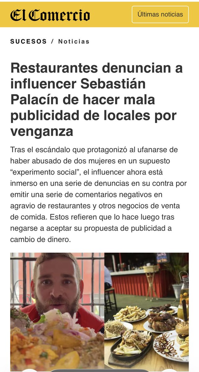 SofiaLopezLl's tweet photo. Sebastián Palacín Newel, cuya denuncia por violación se archivó en 2022 porque no se logró ubicar a la víctima. Ahora es “influencer” y en 2024 fue denunciado por hacer mala publicidad de locales por venganza. Mandaba el mismo mensaje que ahora exponen aunque con otro precio. https://t.co/nOKE51W2my