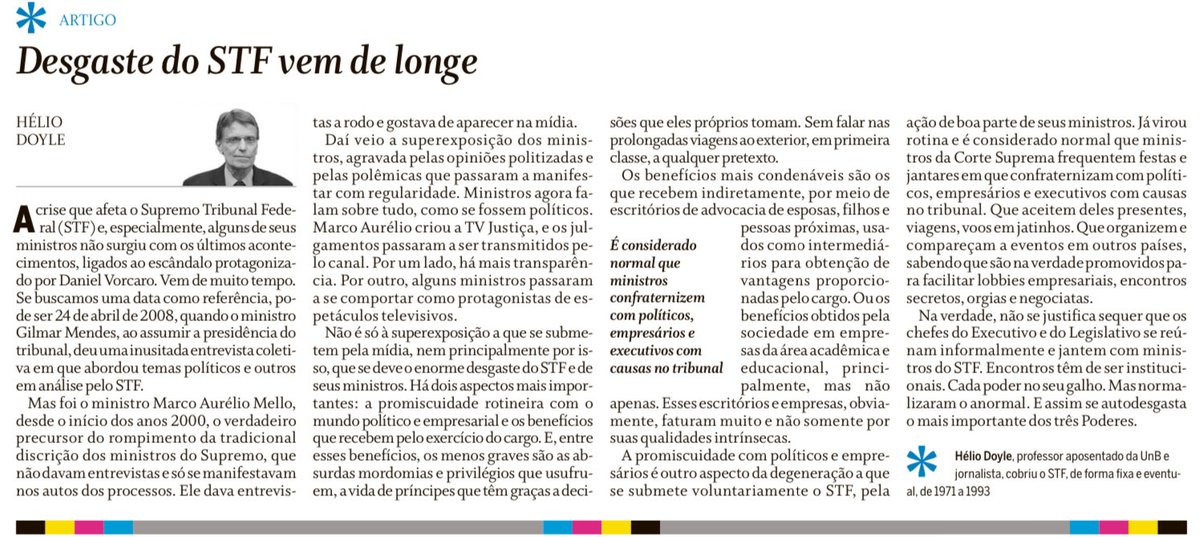 ferrazmiller's tweet photo. DESGASTE DO STF
VEM DE LONGE
#oglobo #stf https://t.co/4KbYq4SvIS