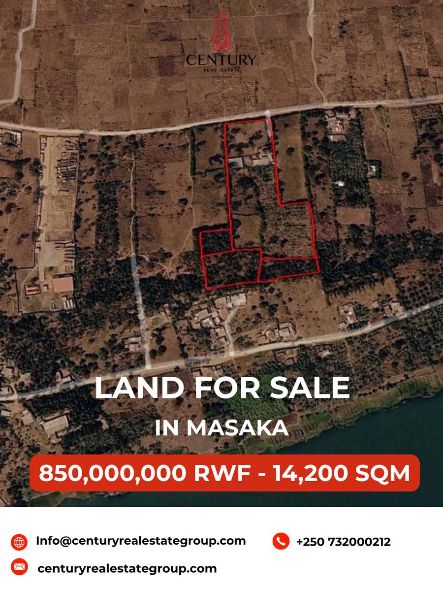 14,200 sqm industrial land for sale in Masaka