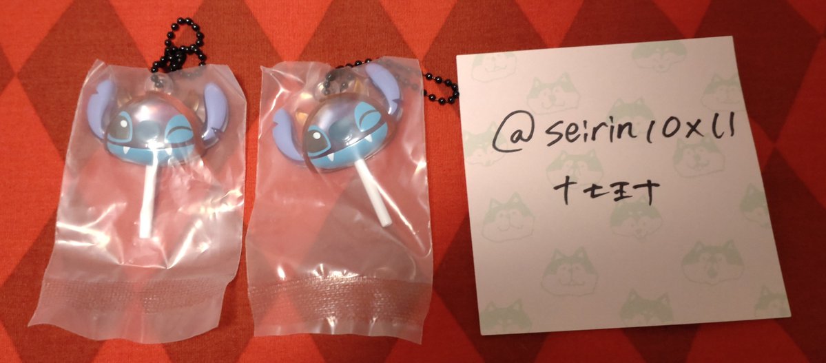 seirin10x11's tweet photo. 【交換・譲渡】
ディズニー ガチャ
カラフルキャンディチャーム2
提供:スティッチ2
希望:ジャック ゼロ
郵送または横浜手渡し
譲渡は1つ300円(＋送料)にて
気軽にリプください(*^^*) https://t.co/M7WRYG0bKD