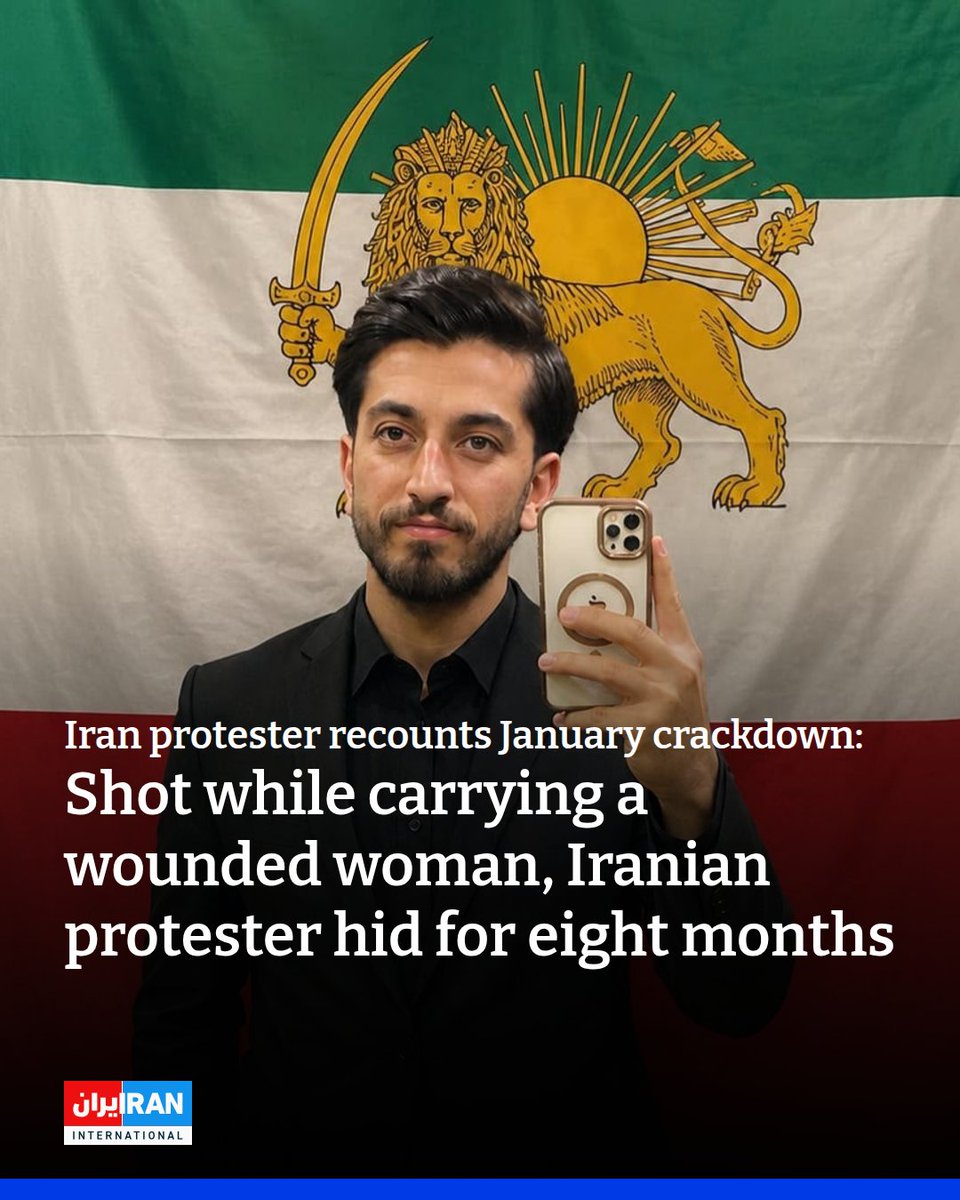 IranIntl_En's tweet photo. Hamid Kouhsari was carrying a wounded woman on his back through the streets of Gorgan on January 8 when security forces shot him from behind. He spent the next eight months in hiding with his leg untreated, before leaving Iran.
https://t.co/jhH6Q4sqeV https://t.co/T1JoXOP5G0