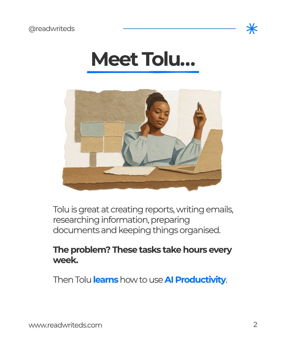ReadWriteDS's tweet photo. You don’t have to be a programmer to unlock what AI can do for you.

Your professional skill + AI can help you work smarter, create more value, and unlock new opportunities.

You already have the skill. Learn how to amplify it with AI.

Start here: https://t.co/ktYAeUGRlP https://t.co/hOxTwtpa9L