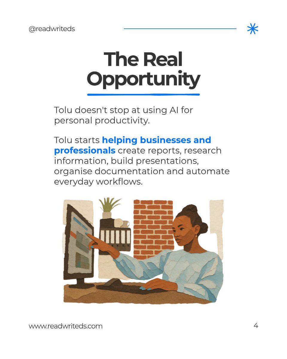 ReadWriteDS's tweet photo. You don’t have to be a programmer to unlock what AI can do for you.

Your professional skill + AI can help you work smarter, create more value, and unlock new opportunities.

You already have the skill. Learn how to amplify it with AI.

Start here: https://t.co/ktYAeUGRlP https://t.co/hOxTwtpa9L