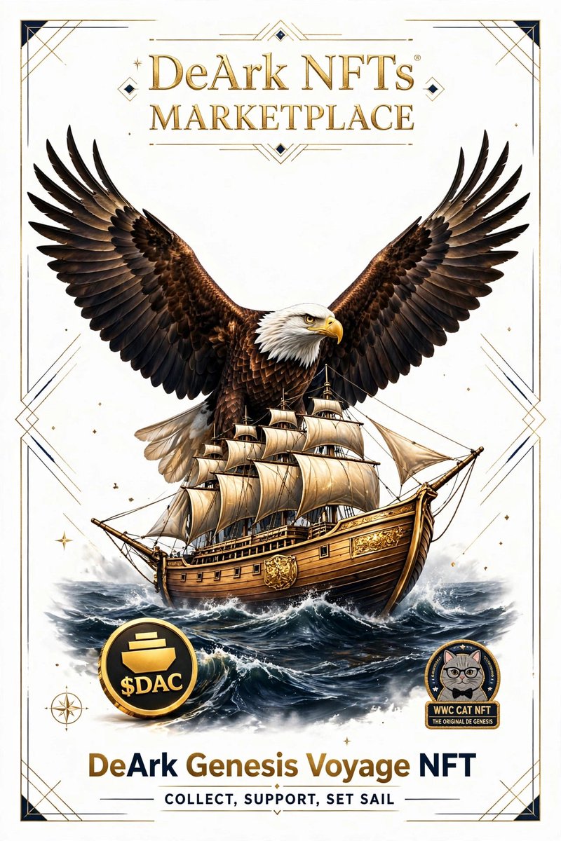 Almamman8835's tweet photo. @DeARK_BSC 
$DAC OCTOBER WILL BE MASSIVE! 🔥🦅

Same Vision, Bigger Dreams!
Strong Community, Real Utility, Diamond Hands!

LFGGGG! $DAC #DeArk #BSC we are safe in $DeArk https://t.co/rE3Vnt9EBF